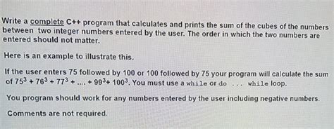 Solved Write A Complete C Program That Calculates And