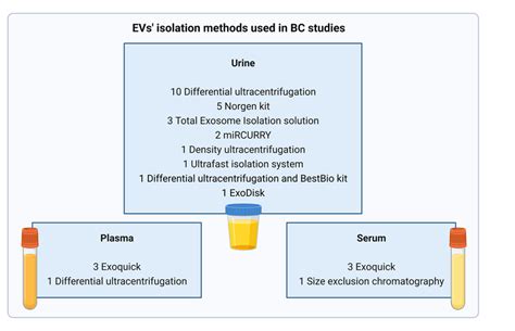 Distribution Of Extracellular Vesicle Derived Bladder Cancer Biomarkers