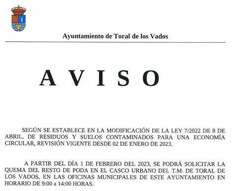 A PARTIR DEL 1 DE FEBRERO SE PODRÁN SOLICITAR PERMISOS DE QUEMA