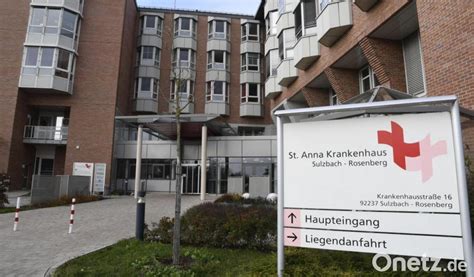 Auszeichnung Sulzbach Rosenberger Krankenhaus St Anna Geh Rt Zu Den