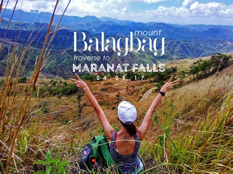 Mt Balagbag Traverse To Maranat Falls Dainty Freckles