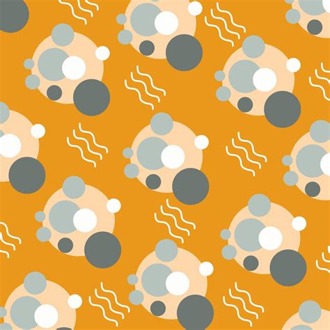 Seamless pattern circle and lines on orange background 4602364 Vector Art at Vecteezy