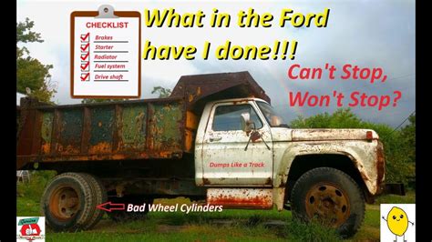 Ford F Converted From A Grain Truck Needs Brakes And A Whole