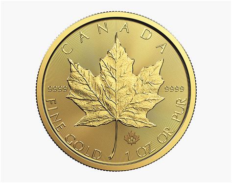 2018 1 Oz Canadian Gold Maple Leaf Obverse - Maple Leaf Gold 2019, HD ...