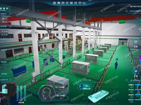 东莞数字孪生工厂3d交互模型3d可视化建模智慧城市园区三维仿真模型数字孪生巨蟹数科 站酷zcool