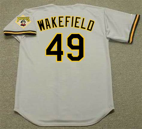 TIM WAKEFIELD | Pittsburgh Pirates 1992 Away Majestic Throwback ...