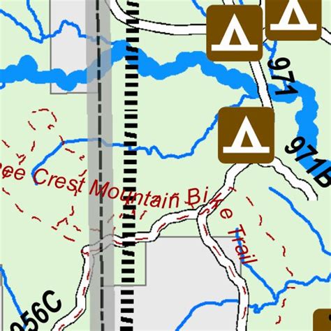 Tombigbee National Forest Primitive Sites map by Tombigbee Ranger ...