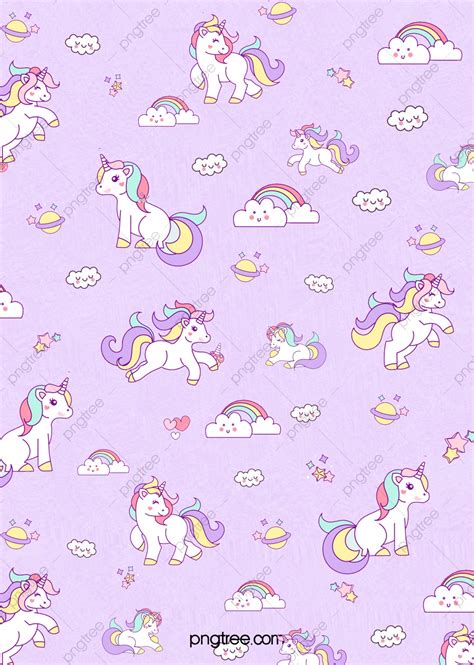 Cute Unicorn Background