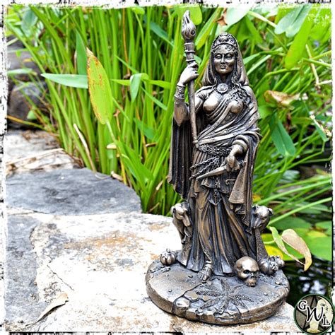 Hecate Statue Goddess Of The Crossroads Green Witch Living Hecate