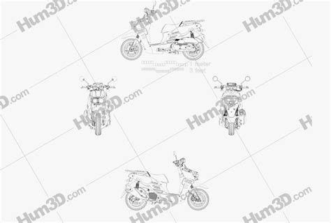 Yamaha Zuma Blueprint Dmodels