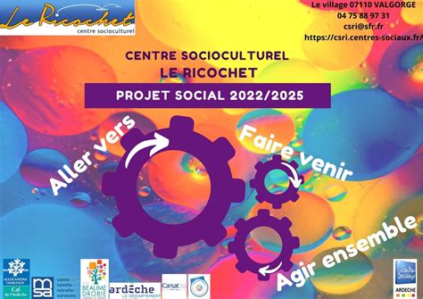 Projet Social 2022 2025 Le Ricochet