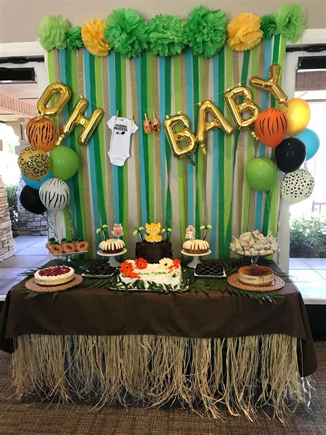 baby shower zoo animal theme balloons 11