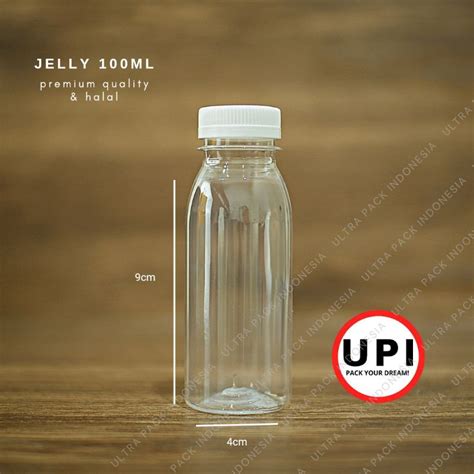 Jual Peralatan Makan Botol Jelly Ml Tutup Ulir Segel Premium