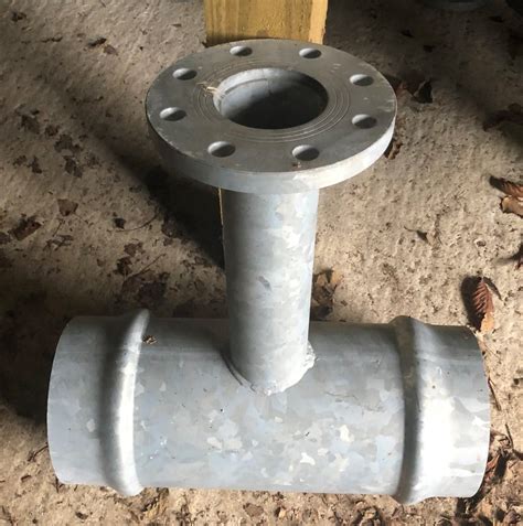 Mm Hydrant Tee With Mm Flanged Short Riser Ellis Irrigation