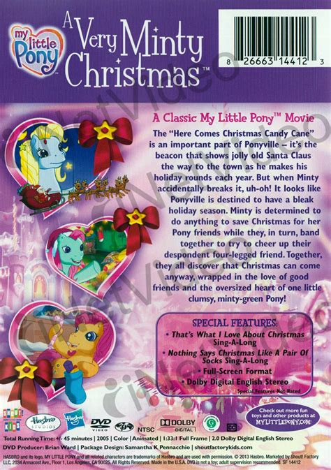 My Little Pony - A Very Minty Christmas on DVD Movie