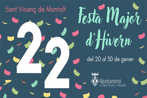 Ajuntament De Sant Vicen De Montalt Ja Tenim Aqu La Festa Major De