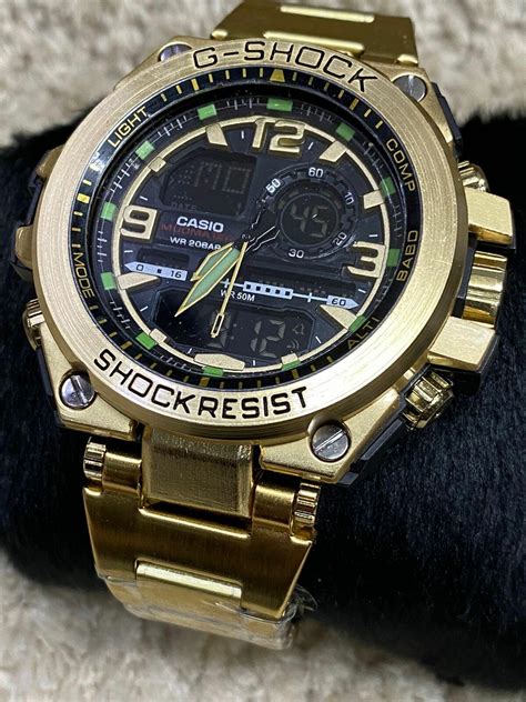 Comprar Rel Gio Masculino G Shock Metal Iron Man P A O Dourado