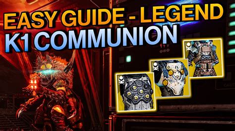 Destiny Platinum K Communion Legend Lost Sector Guide Simple