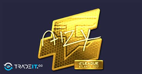 Sticker Aizy Gold Atlanta 2017 Tradeit