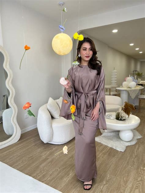 Nea Alesa Kimono Top Skirt Nude Brown Neabyeezra