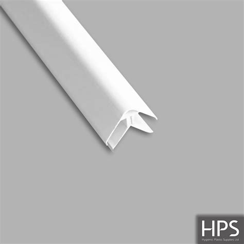 Pvc White Universal Corner 2600mm To Fit 7510mm Panels Hygienic