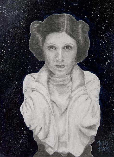 Princess Leia Star Wars Fan Art Etsy