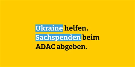 Ukraine Hilfe ADAC