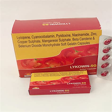 LYKOWIN SG Softgel Capsules SUNWIN HEALTHCARE PVT LTD