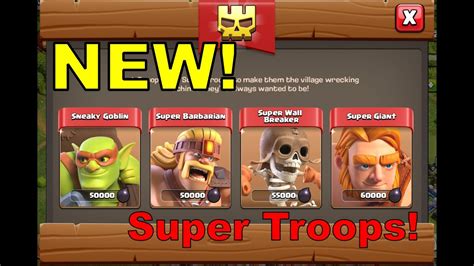 Super Troops Are Here Clash Of Clans Spring Update Part 2 Youtube