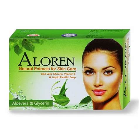 Drethix Aloren 75 Best Skin Care Soap Aloe Vera For Bathing At Rs 136