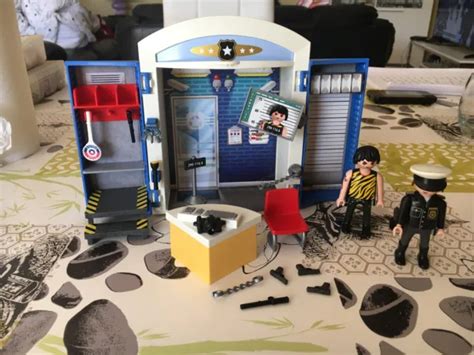 Playmobil Commissariat De Police Transportable Eur