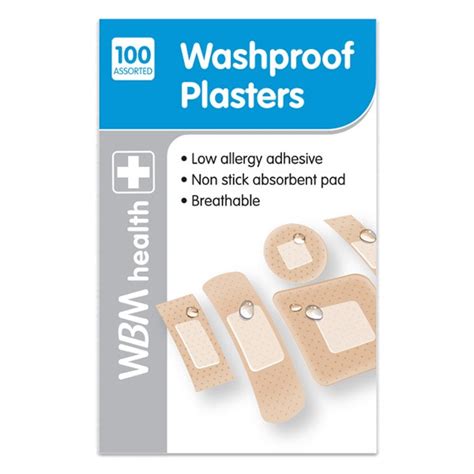 Wbm Health Washproof Plasters 100ps