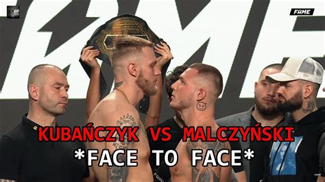 Kuba Czyk Vs Marcin Malczy Ski Oficjalne Wa Enie I Face To Face