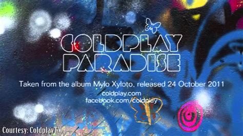 Coldplay Paradise Lyrics Youtube