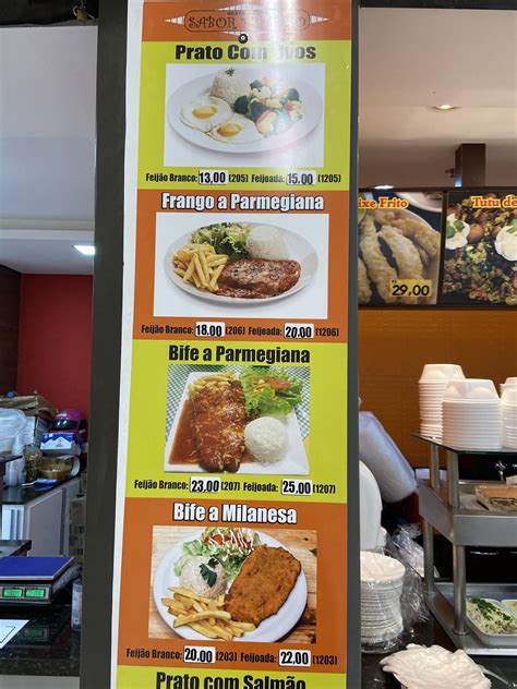 Menu Em Restaurante Sabor Mineiro Carrefour Pinhais Pinhais