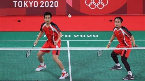 Hasil Bulutangkis Olimpiade Tokyo 2021 Ahsan Hendra Lolos Ke Semifinal