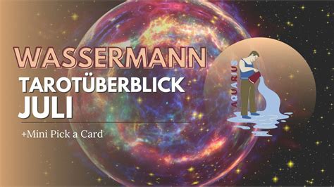 Wassermann Tarot Monatsvorhersage Juli 3 Asse Eine Tolle