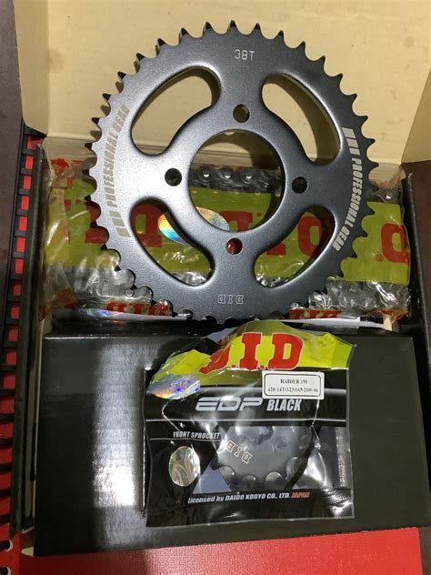 Raider Reborn Sprocket Set With H Chain Original