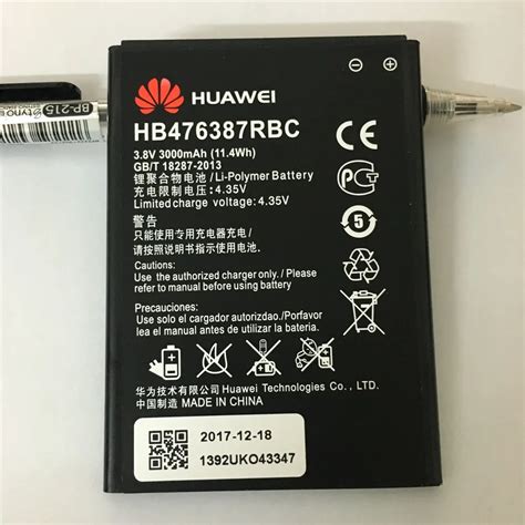 Original For Huawei Hb Rbc Rechargeable Li Ion Phone Battery For