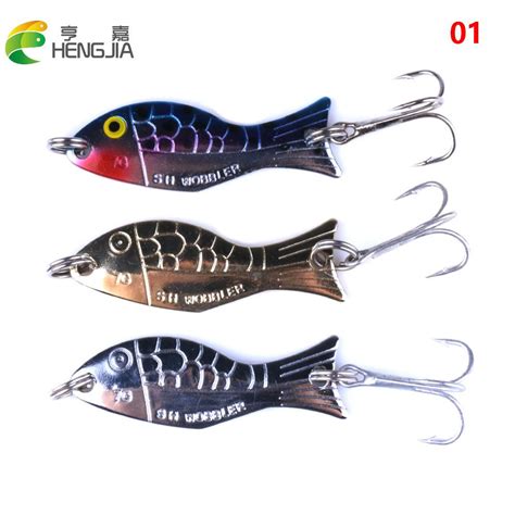 Buy Hengjia 5pcs Fishing Lure Set Durable Artificial Minnow Bait Glossy