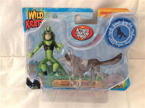 Wild Kratts Gray Wolf Power And Disk And 3 Figure Activate Creature Power