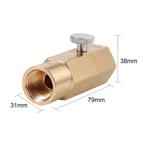 Til sodastream tank co₂ refill adapter tr21 4 to cga 320 stik