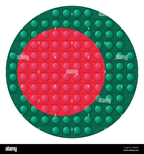 Glass Light Ball With Flag Of Bangladesh Round Sphere Template Icon