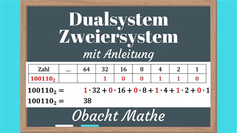 Das Dualsystem Zweiersystem Mit Anleitung