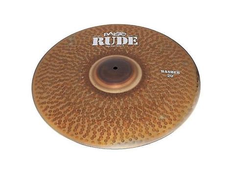 Paiste 20 Rude Basher Cymbal Reverb