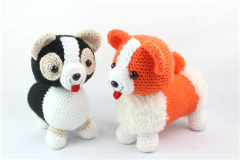 Corgi Dog Amigurumi Free Crochet Pattern Stringydingding