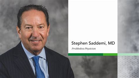 Promedica Physicians Stephen Saddemi Md Youtube