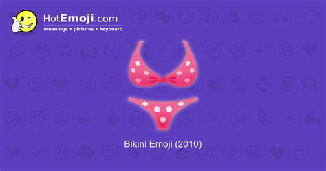 What Do The Bikini Emoji Mean Get More Anythink S