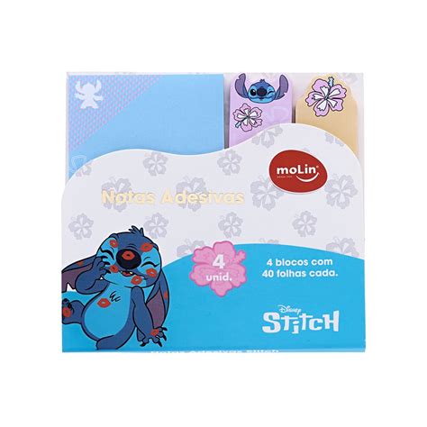 Bloco De Notas Adesivas Molin Stitch Shopee Brasil