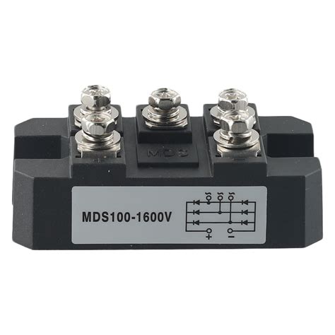 MDS 100A 1600V 5 Terminals 3 Phase Full Way Diode Module Rectifier For